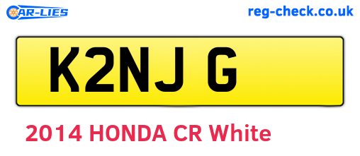 K2NJG are the vehicle registration plates.