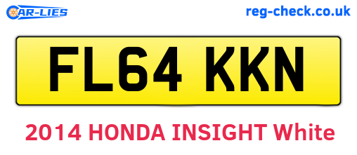 FL64KKN are the vehicle registration plates.