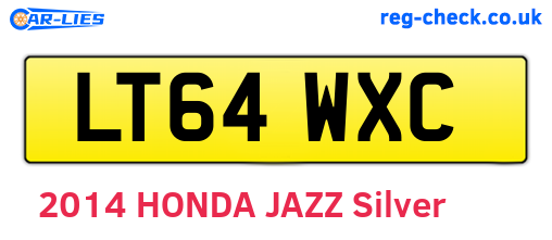 LT64WXC are the vehicle registration plates.