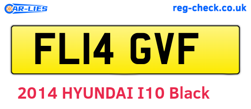 FL14GVF are the vehicle registration plates.