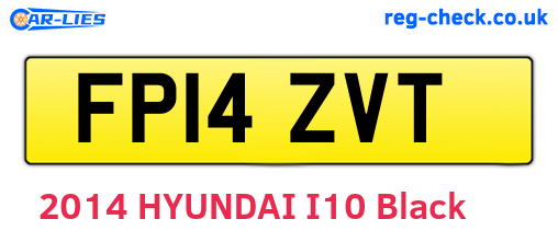 FP14ZVT are the vehicle registration plates.