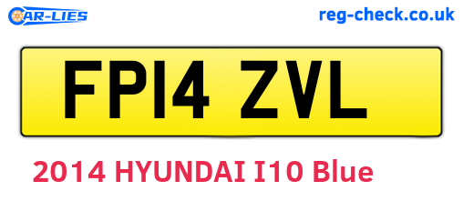FP14ZVL are the vehicle registration plates.