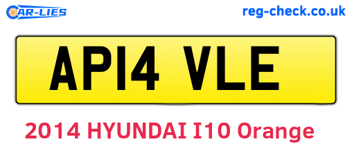 AP14VLE are the vehicle registration plates.