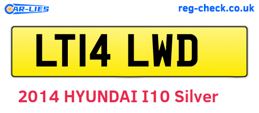 LT14LWD are the vehicle registration plates.