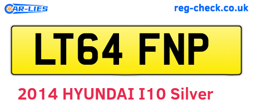 LT64FNP are the vehicle registration plates.