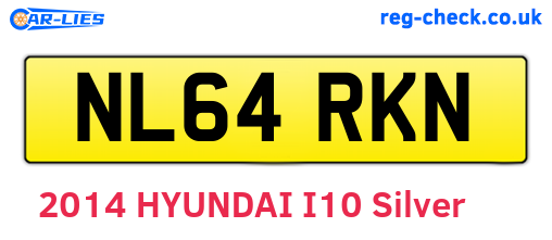 NL64RKN are the vehicle registration plates.
