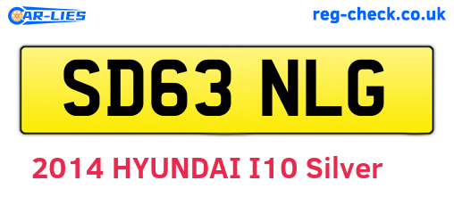 SD63NLG are the vehicle registration plates.