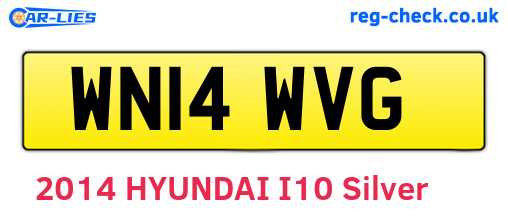 WN14WVG are the vehicle registration plates.