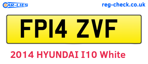 FP14ZVF are the vehicle registration plates.