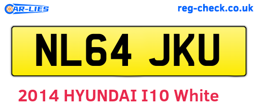 NL64JKU are the vehicle registration plates.
