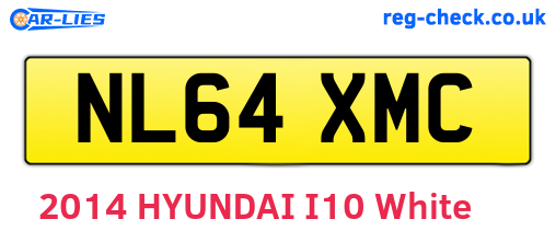 NL64XMC are the vehicle registration plates.
