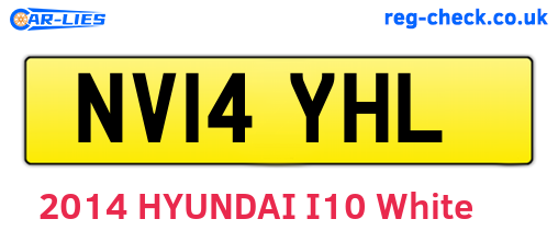 NV14YHL are the vehicle registration plates.