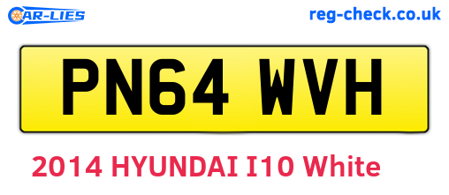 PN64WVH are the vehicle registration plates.