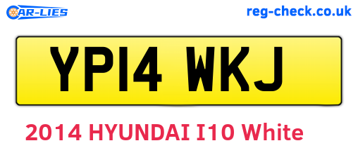 YP14WKJ are the vehicle registration plates.