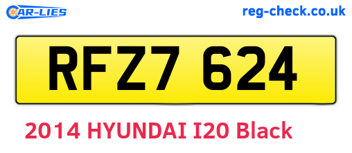 RFZ7624 are the vehicle registration plates.