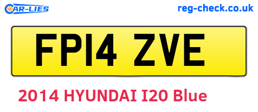 FP14ZVE are the vehicle registration plates.