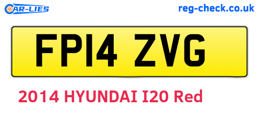 FP14ZVG are the vehicle registration plates.