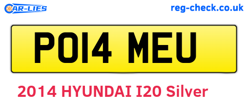 PO14MEU are the vehicle registration plates.