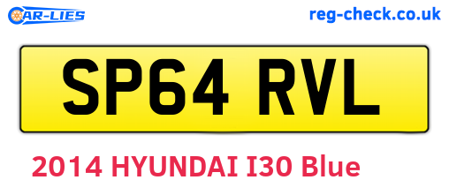 SP64RVL are the vehicle registration plates.