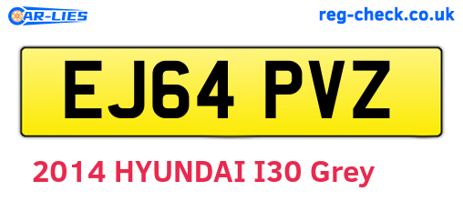 EJ64PVZ are the vehicle registration plates.