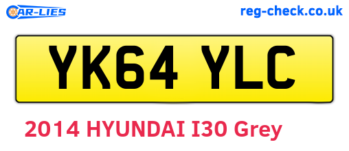 YK64YLC are the vehicle registration plates.