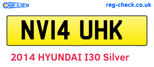 NV14UHK are the vehicle registration plates.