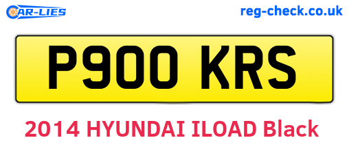P900KRS are the vehicle registration plates.