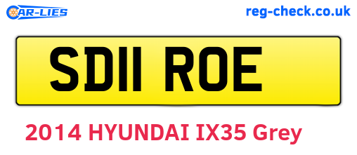 SD11ROE are the vehicle registration plates.