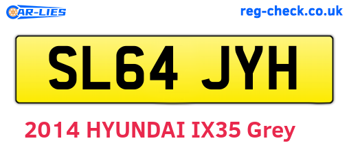 SL64JYH are the vehicle registration plates.