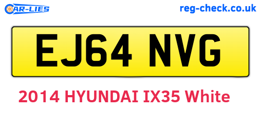 EJ64NVG are the vehicle registration plates.