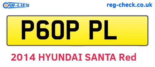P60PPL are the vehicle registration plates.