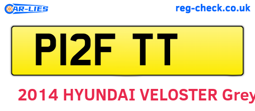 P12FTT are the vehicle registration plates.