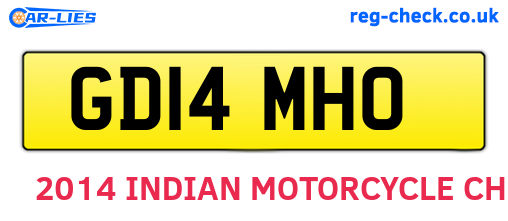 GD14MHO are the vehicle registration plates.