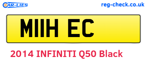 M11HEC are the vehicle registration plates.