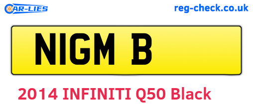 N1GMB are the vehicle registration plates.