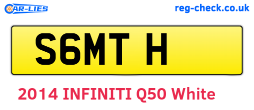 S6MTH are the vehicle registration plates.