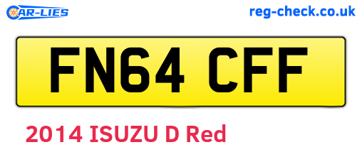 FN64CFF are the vehicle registration plates.