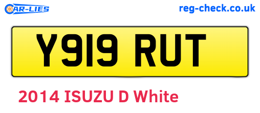 Y919RUT are the vehicle registration plates.