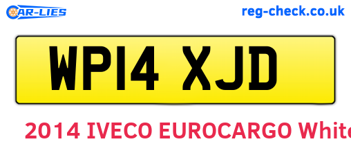 WP14XJD are the vehicle registration plates.