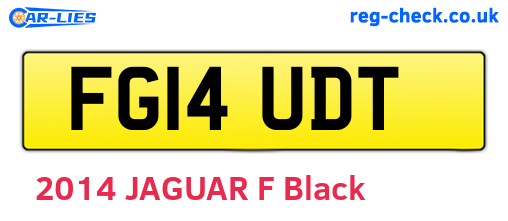 FG14UDT are the vehicle registration plates.