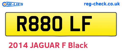 R88OLF are the vehicle registration plates.