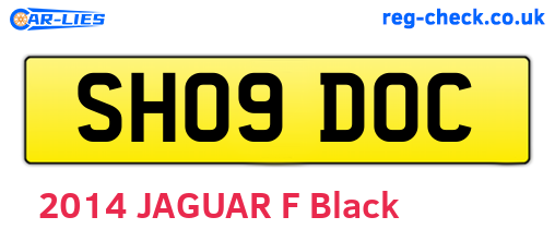 SH09DOC are the vehicle registration plates.