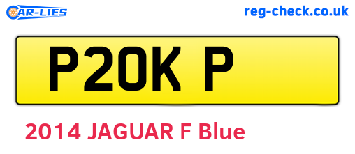 P2OKP are the vehicle registration plates.