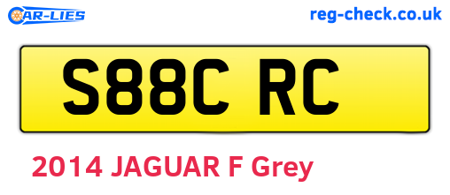 S88CRC are the vehicle registration plates.