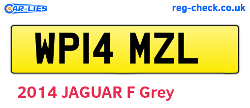WP14MZL are the vehicle registration plates.