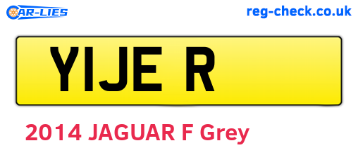 Y1JER are the vehicle registration plates.