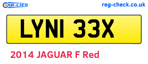 LYN133X are the vehicle registration plates.