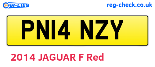PN14NZY are the vehicle registration plates.