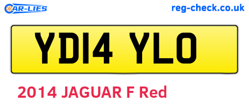 YD14YLO are the vehicle registration plates.
