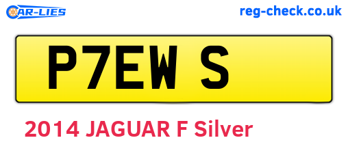 P7EWS are the vehicle registration plates.